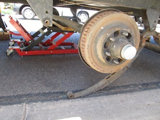 Suspension Leaf Springs Unbolted