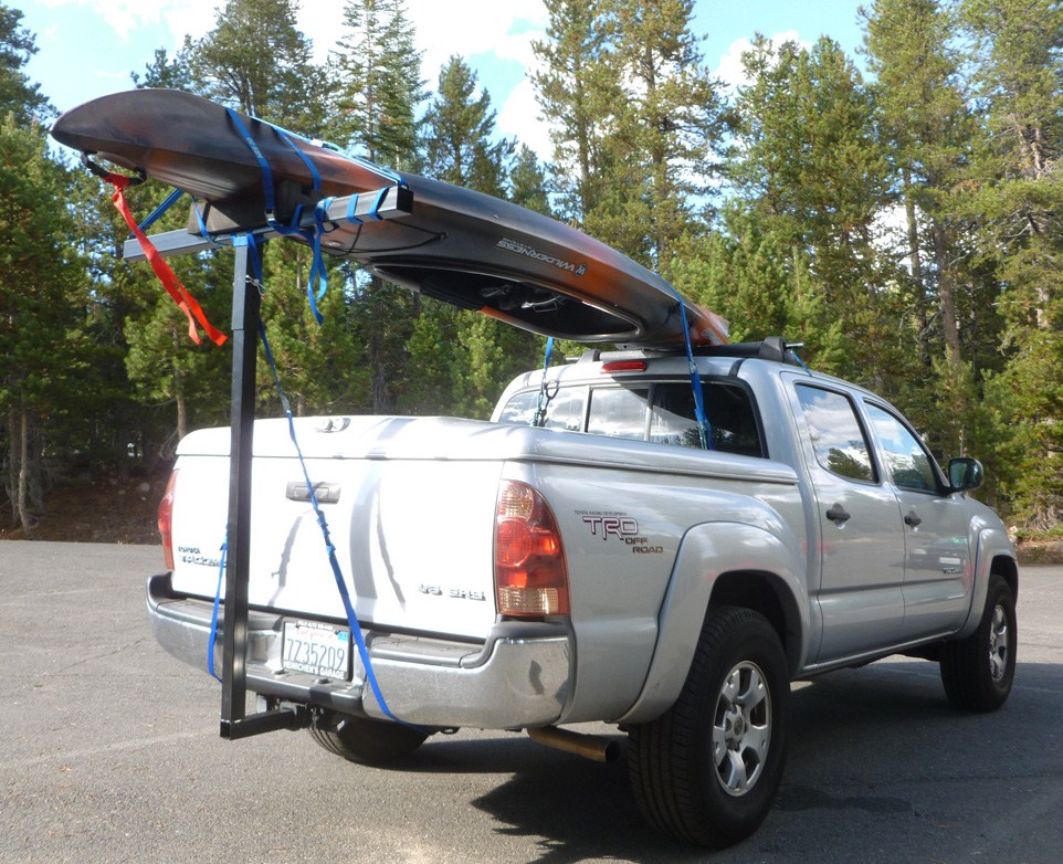 Kayak Racks For Pickup Trucks >> Darby Extend-A-Truck Kayak Carrier w/ Hitch Mounted Load Extender and Single-Bar Roof Rack Darby ... Kayak Racks For Pickup Trucks >> Darby Extend-A-Truck Kayak Carrier w/ Hitch Mounted Load Extender and Single-Bar Roof Rack Darby ...