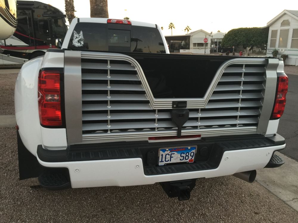 5Th Wheel Tailgate >> Husky Liners Premium 5th Wheel Louvered Tailgate w/ Locking Handle, Camera Relocation Kit ... 5Th Wheel Tailgate >> Husky Liners Premium 5th Wheel Louvered Tailgate w/ Locking Handle, Camera Relocation Kit ...