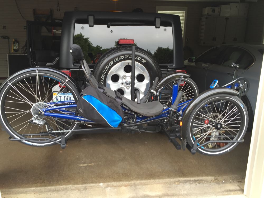 roof rack for recumbent trike