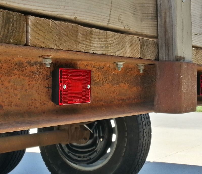 Led Trailer Clearance Side Marker Light With Reflector 2 Wire
