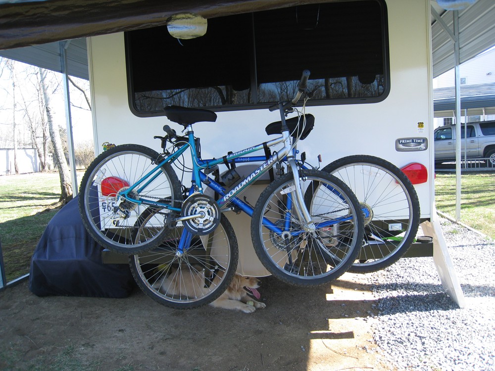 RV Bumper 2 Bike Rack for Around the Spare Tire Swagman Around the