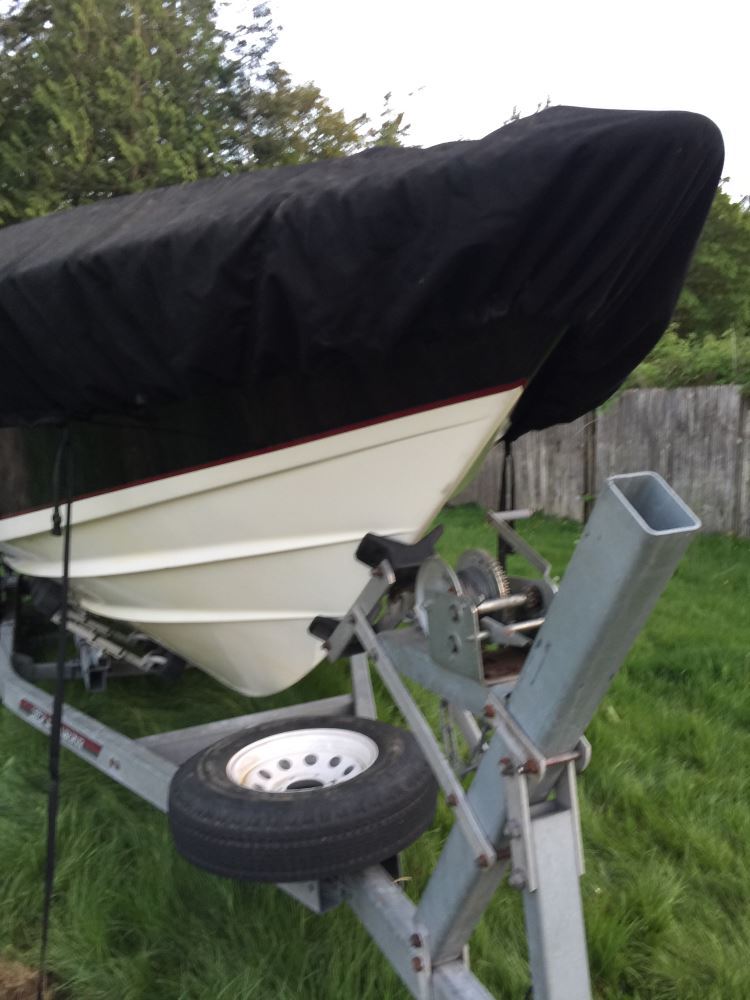 yates y-style bow stop for boat trailers - heavy-duty