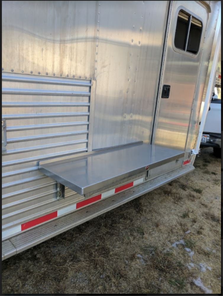 Tow Rax Wall Mounted Folding Table Aluminum 45 1 2 Long