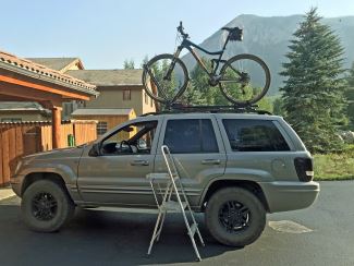 Roof-Mounted Bike Rack