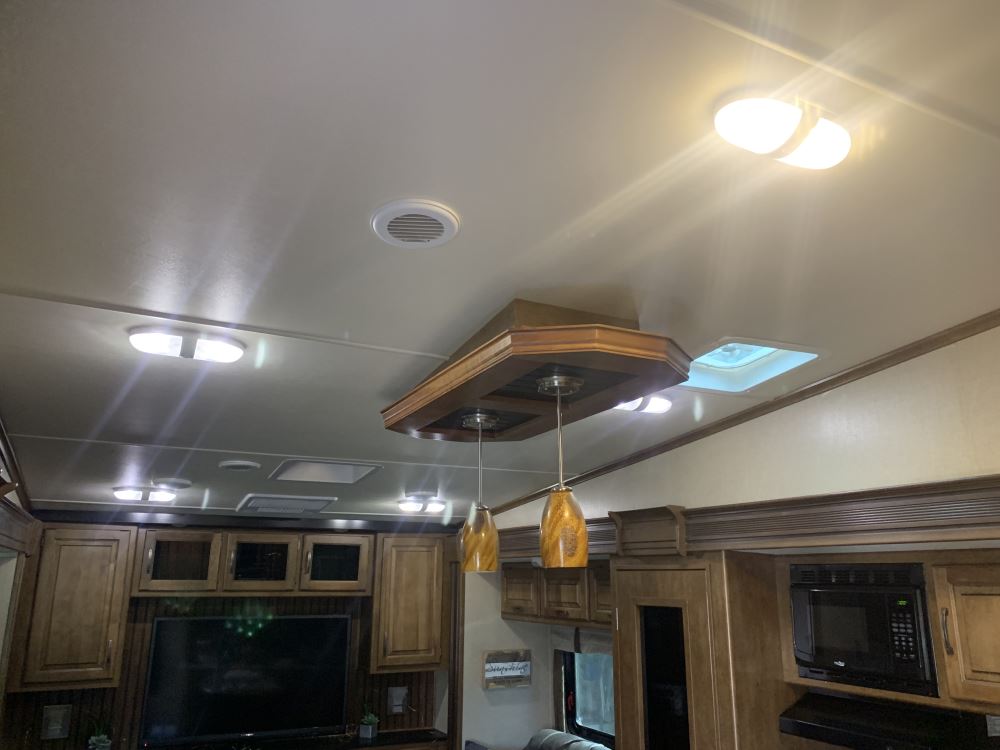 Optronics Led Rv Interior Double Dome Light With Switch