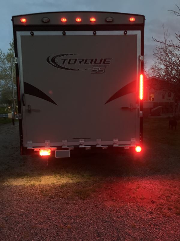 LED Trailer Tail Light with Reflector Stop, Turn, Tail Submersible