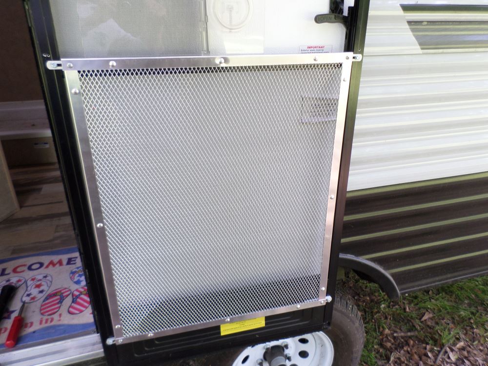 Camco Rv Adjustable Screen Door Standard Grille Aluminum Camco