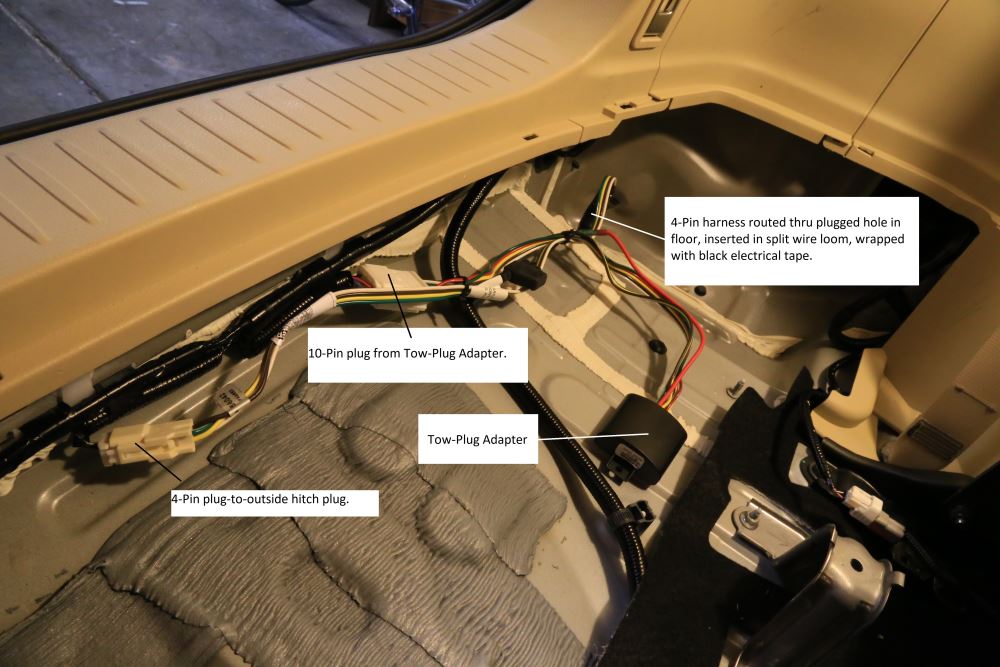 2009 Toyota Highlander Custom Fit Vehicle Wiring - Tekonsha