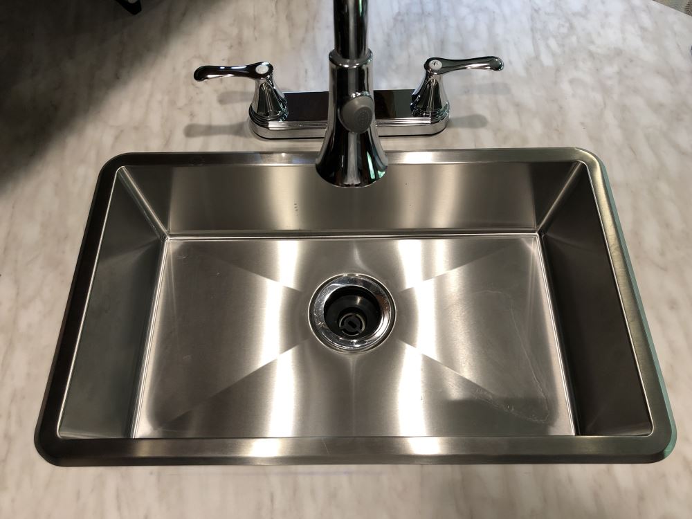 rv stainless steel double bowl kitchen sink