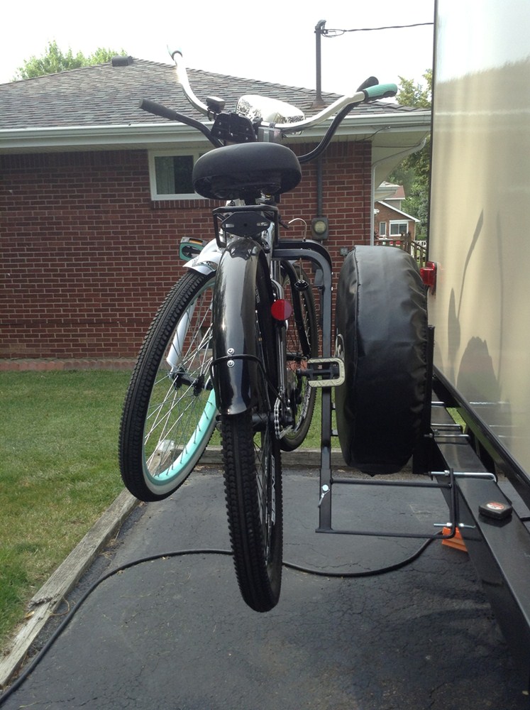 RV Bumper 2 Bike Rack for Around the Spare Tire - Swagman Around the