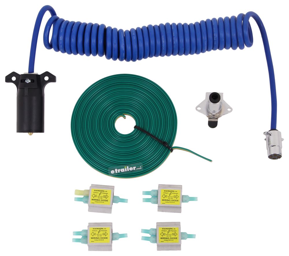 Roadmaster Diode 7-Wire to 4-Wire Flexo-Coil Wiring Kit Roadmaster Tow Bar Wiring RM-15247