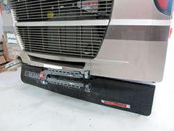 Tow Bar in Stored Position while Mounted on Motorhome