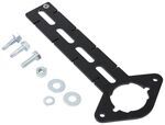 Roadmaster Wiring Plug Mounting Plate Fits 6-Round or 4-Flat Vehicle Connectors