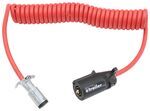 Roadmaster Coiled Tow Bar Power Cord - 7-Way to 6-Way