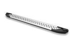 Romik RAL-S Running Boards w/ Custom Install Kit - 5-1/2" Wide - Silver - Aluminum