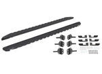 Romik REC-TP Running Boards w/ Custom Install Kit - Drop Brackets - 5-1/2" Wide - Aluminum