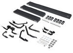 Romik Connect ROB-C Running Boards w/ Custom Install Kit - 6" Wide - Black - Aluminum