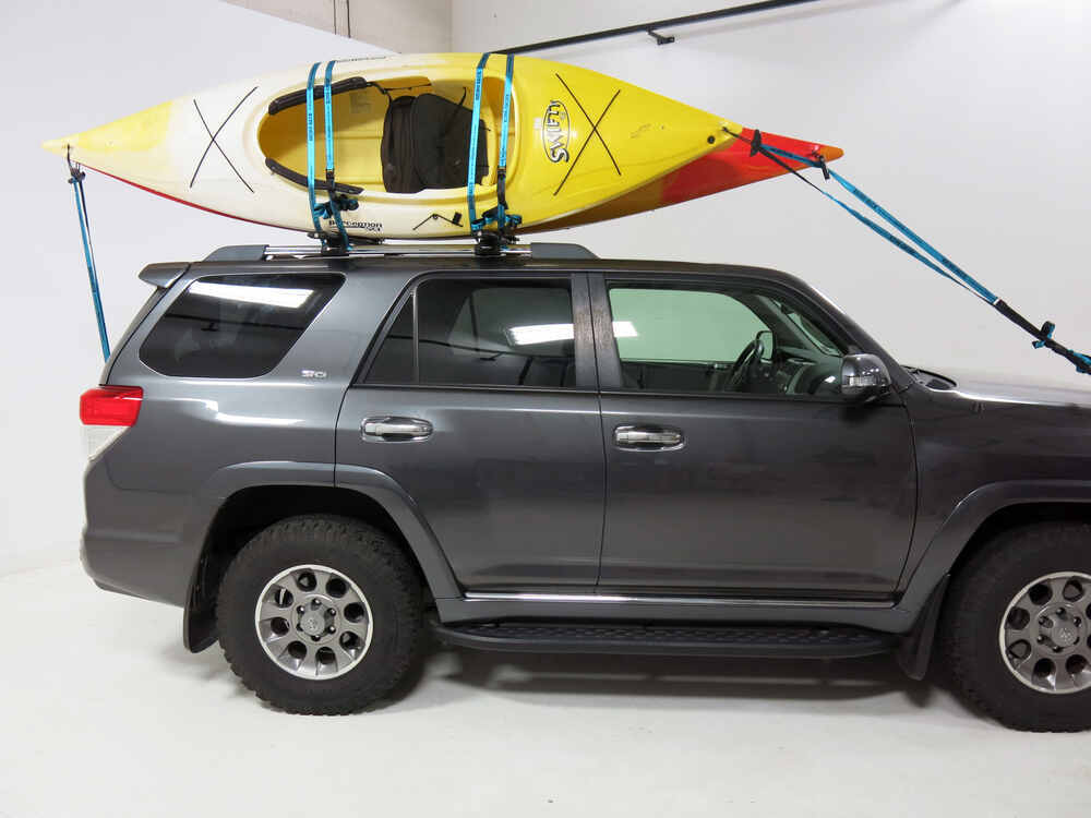 Jeep Grand Cherokee Rhino-Rack Nautic Stack Kayak Carrier w/ Tie-Downs - Post Style - Folding Kayak Roof Rack For Jeep Grand Cherokee