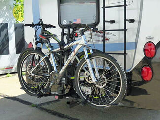 RV with Bike Rack