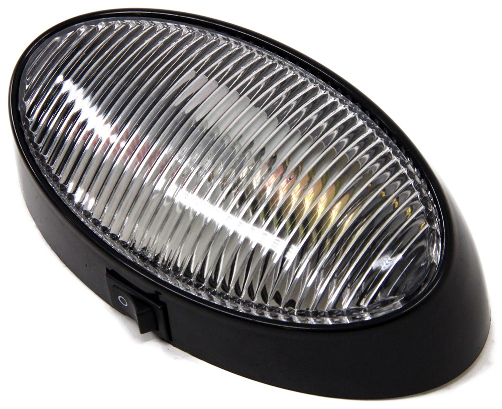 Optronics RV Porch Utility Light w/ Switch - Incandescent - Oval