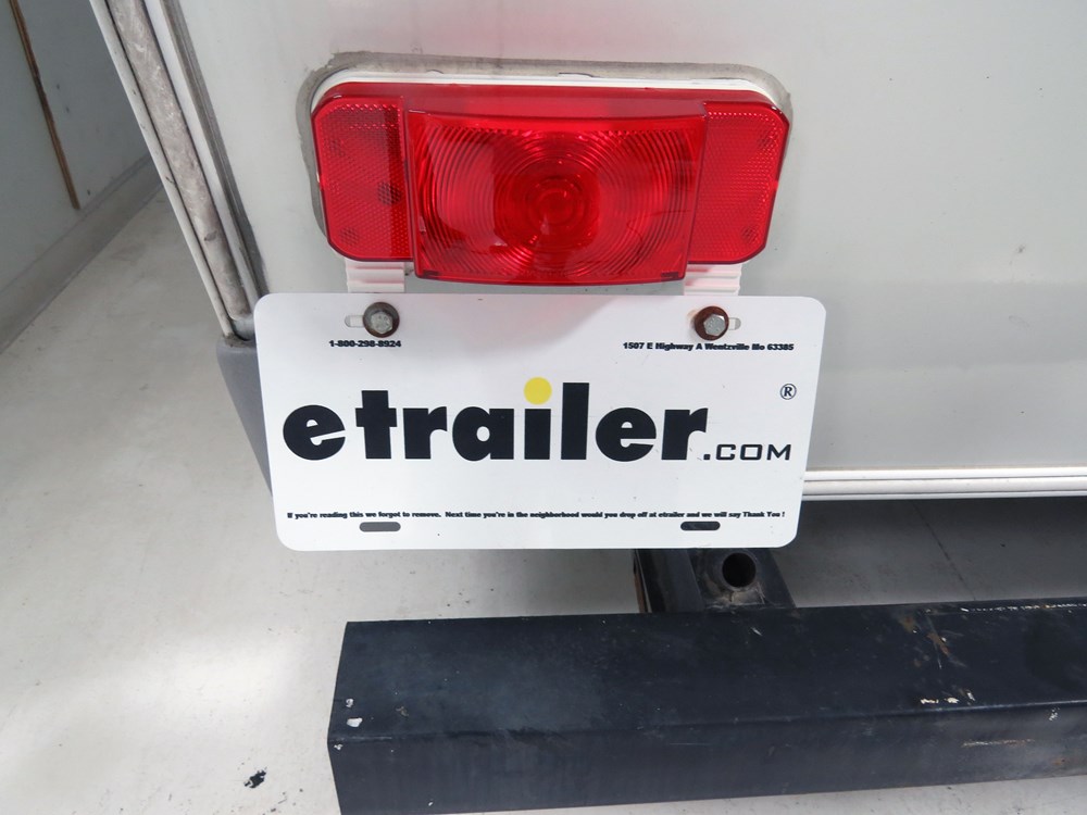 Rv Camper Parts Stop Turn Tail Light W Base License Plate Bracket Rv Camper Parts Stop Turn Tail Light W