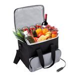 Ivation Portable Electric Cooler Bag - Thermoelectric Soft Sided Cooler - Foldable - 15 Liter