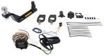 Towing Kit w/ Ball Mount and Trailer Wiring for Stealth Hitches Hidden Rack Receiver - 2" Ball