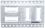 Snap-Loc Horizontal and Vertical E Track - Galvanized Steel - 1,467 lbs - 8" Long