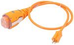 SmartPlug Marine Power Cord Adapter - 50 Amp Female to 15 Amp Male - 4'