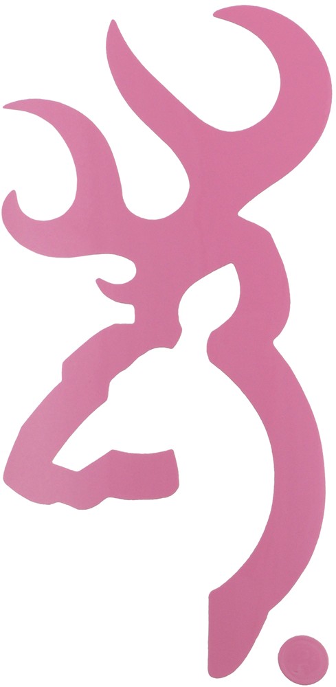 Browning Buckmark Flat Decal Pink Spg Novelty Spg9105