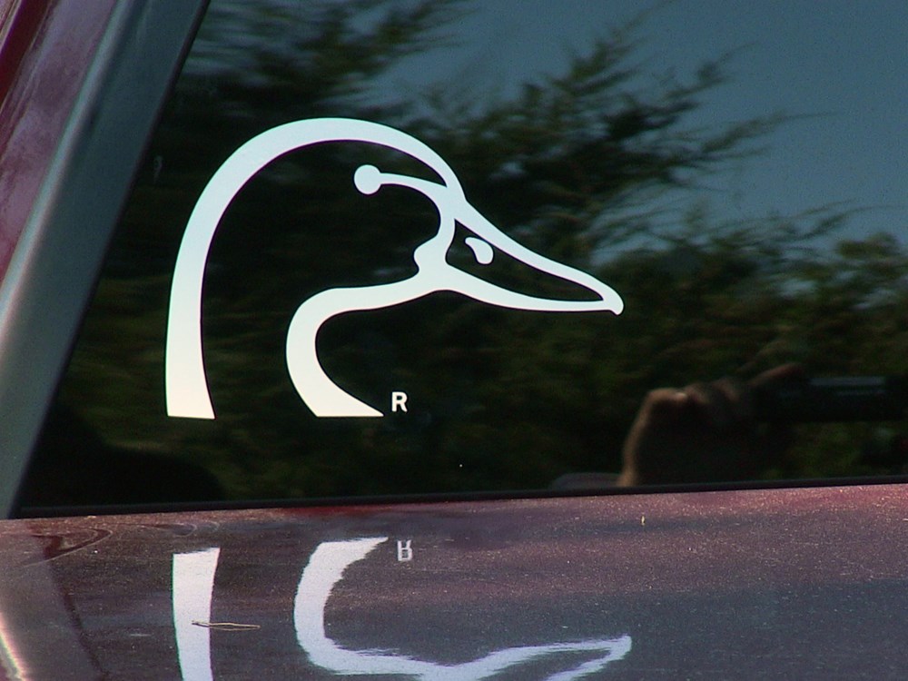 ducks unlimited flat decal