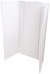 Specialty Recreation RV Shower Wall Kit - 36" Wide x 24" Deep x 67" Tall - White