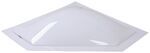 Specialty Recreation Universal Replacement RV Skylight - 28" x 10" Neo Angle - White