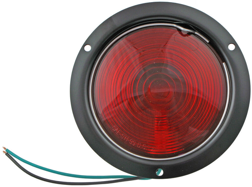 4 1 2 quot round trailer stop turn and light flange 3 light trailer light