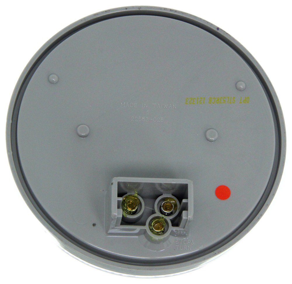 Sealed 4 U0026quot Round Led Trailer Stop Turn Tail Light 3-function 10 Diode Clear Lens
