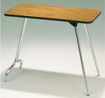 Surco Laminated Oak Top Camping Table - Foldable - 32" Long x 16" Wide