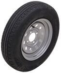 Taskmaster 5.30R12 Radial Trailer Tire w/ 12" Vesper Silver Mod Wheel - 4 on 4 - LR C