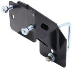 Tie Down Side-Mount Spare Tire Mount - 4 and 5 Lug Wheels - Black Powder Coat