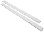 Tie Down Marine Slides for Boat Trailer Bunks - Fits Two 8' Long 2x6 Bunks - White