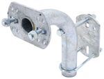 Tie Down High-Mount Spare Tire Mount - 4, 5, and 6 Lug Wheels - Galvanized Steel