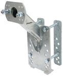 Tie Down Spare Tire Mount - 4, 5, and 6 Lug Wheels - Galvanized Steel