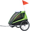 Thule Cadence bike trailer in green. 