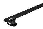 Thule WingBar Evo Roof Rack for Fixed Mounting Points - Aluminum - Black - Qty 2