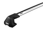 Thule WingBar Edge Roof Rack for Naked Roofs - Aluminum - Silver - Qty 2