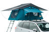 Blue Thule Tepui Explorer Ayer 2 rooftop tent mounted on vehicle.