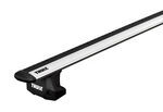 Thule WingBar Evo Roof Rack for Fixed Mounting Points - Aluminum - Silver - Qty 2