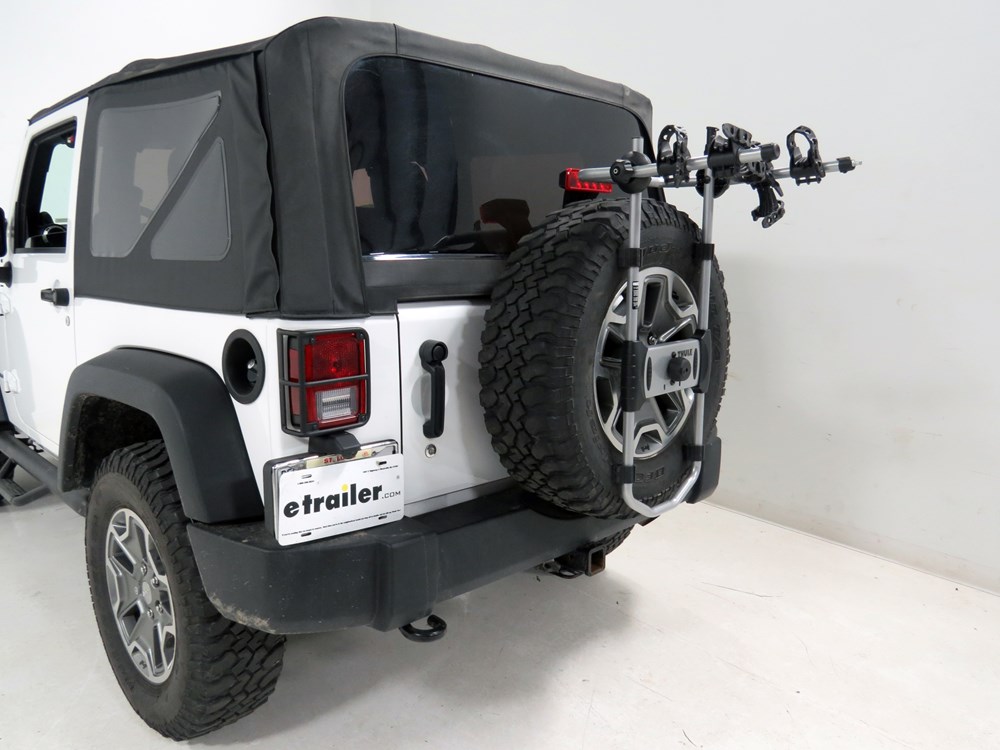 quadratec spare wheel mounting bike rack