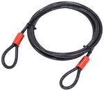 Trimax Trimaflex Dual Loop Multi-Use Cable - Braided Steel - 15' Long - 10 mm Diameter