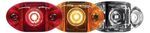TecNiq Heavy Duty Marker Light - 2" - Oval - Amber